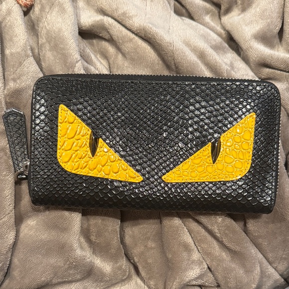 Fendi Handbags - 🖤 Fendi Monster Zip Around Wallet 🖤
